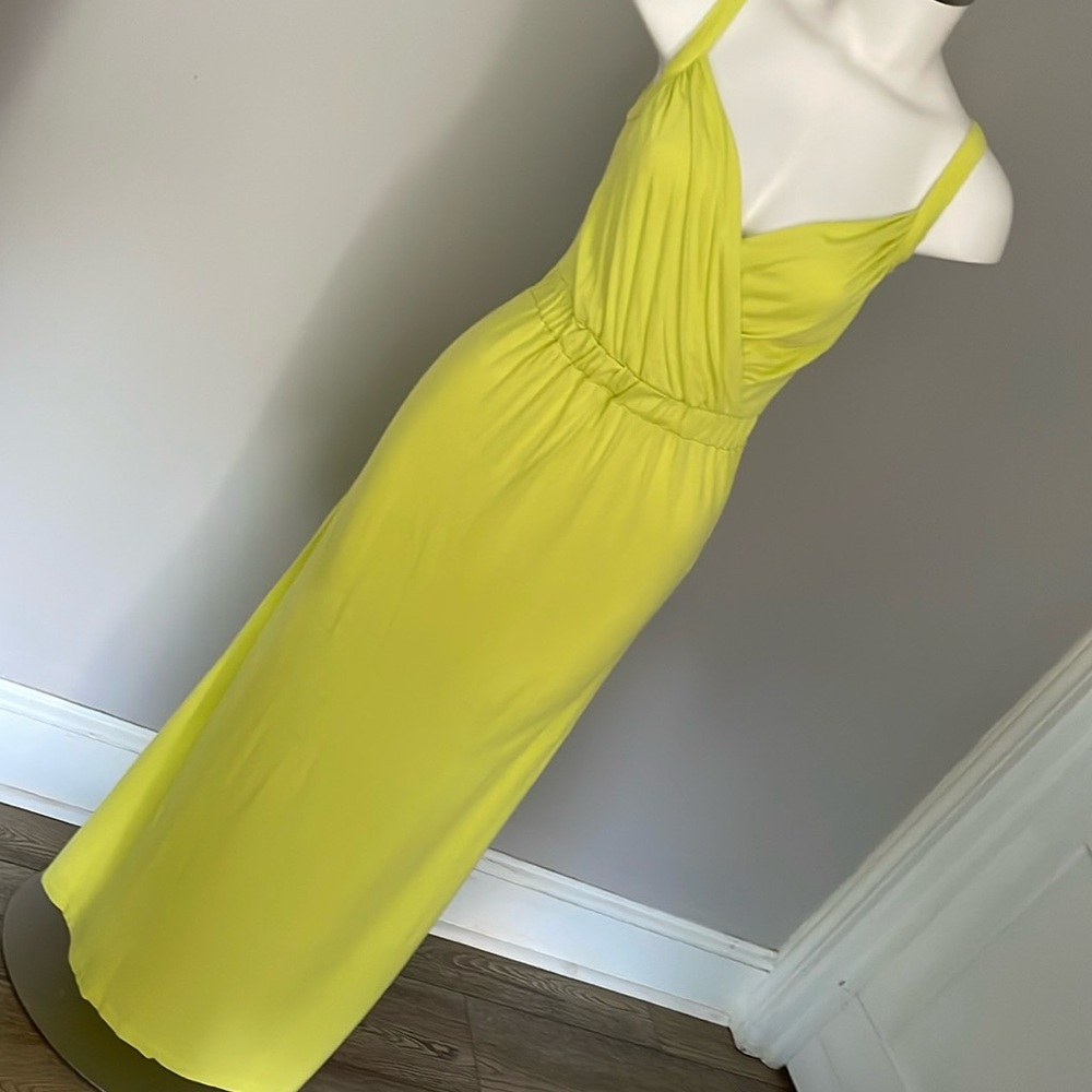 MOSSIMO Lime Green Tank Maxi Dress